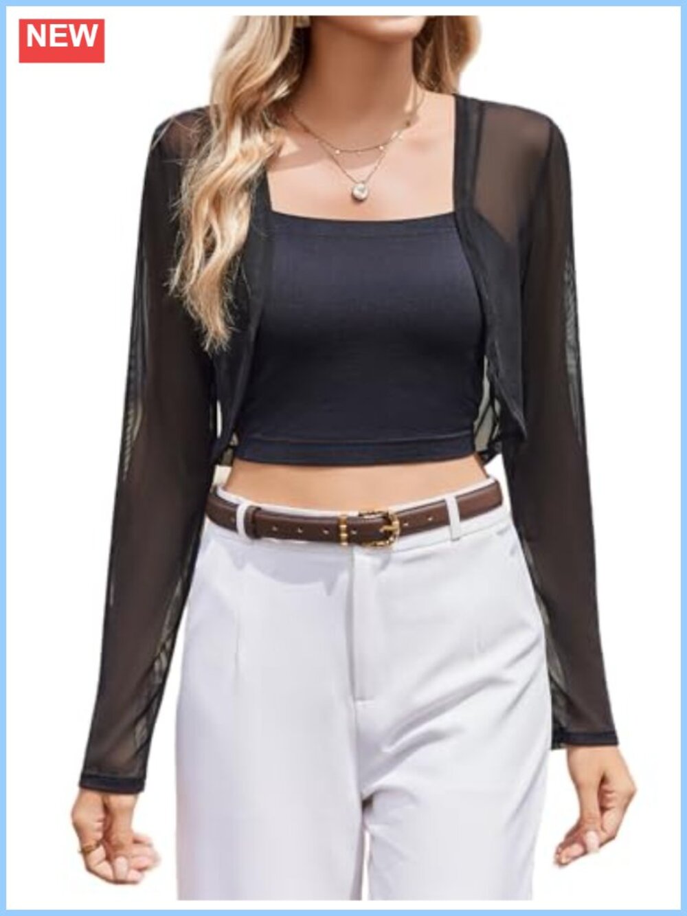 Women's Sheer Shrug Shawl Wrap Open Front Bolero Cardigan
